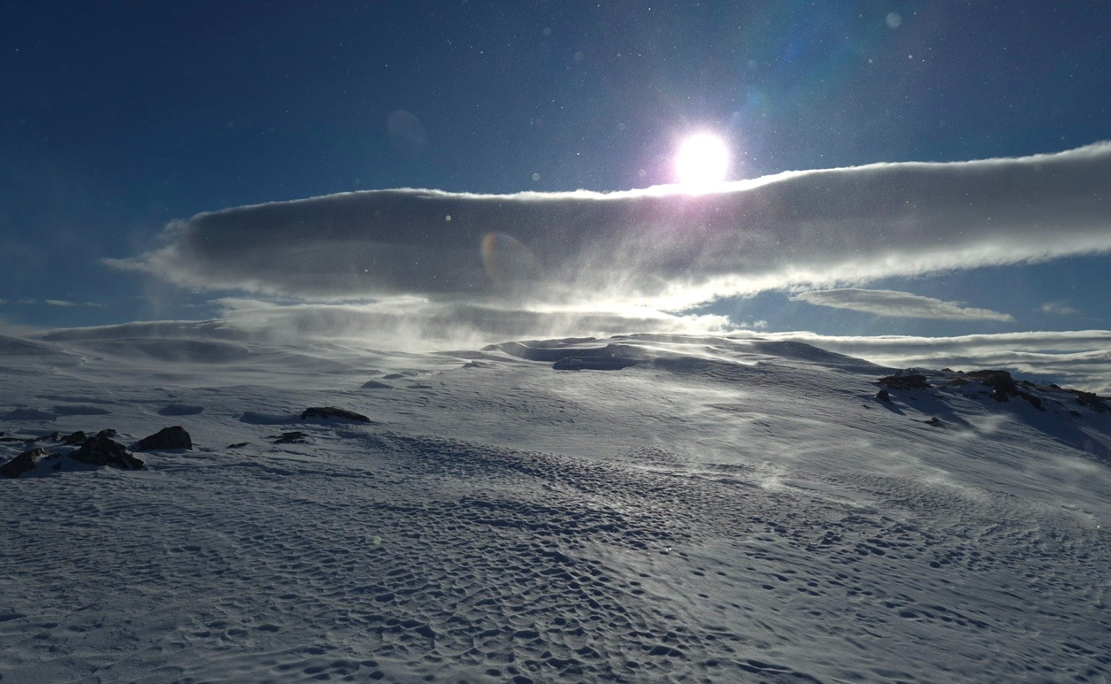 Vers ke sommetvde la Grande tempete