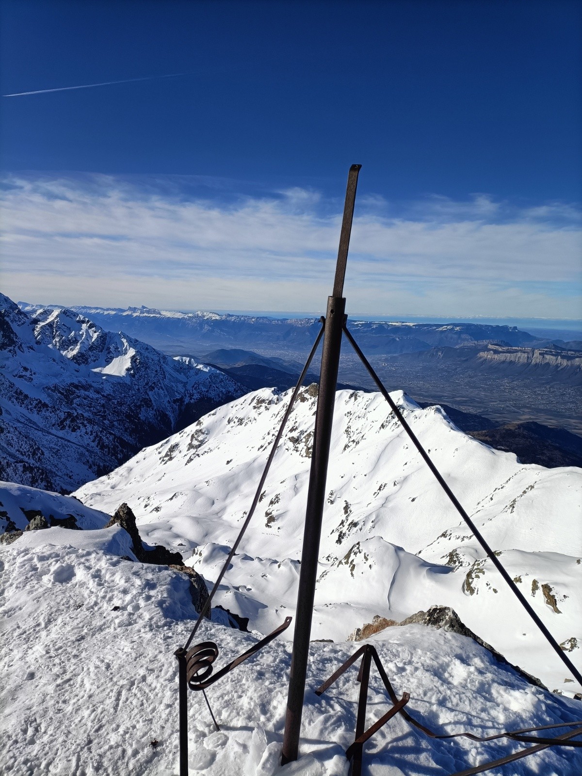 Dent du Pra avec en fond Dents de Bedina 