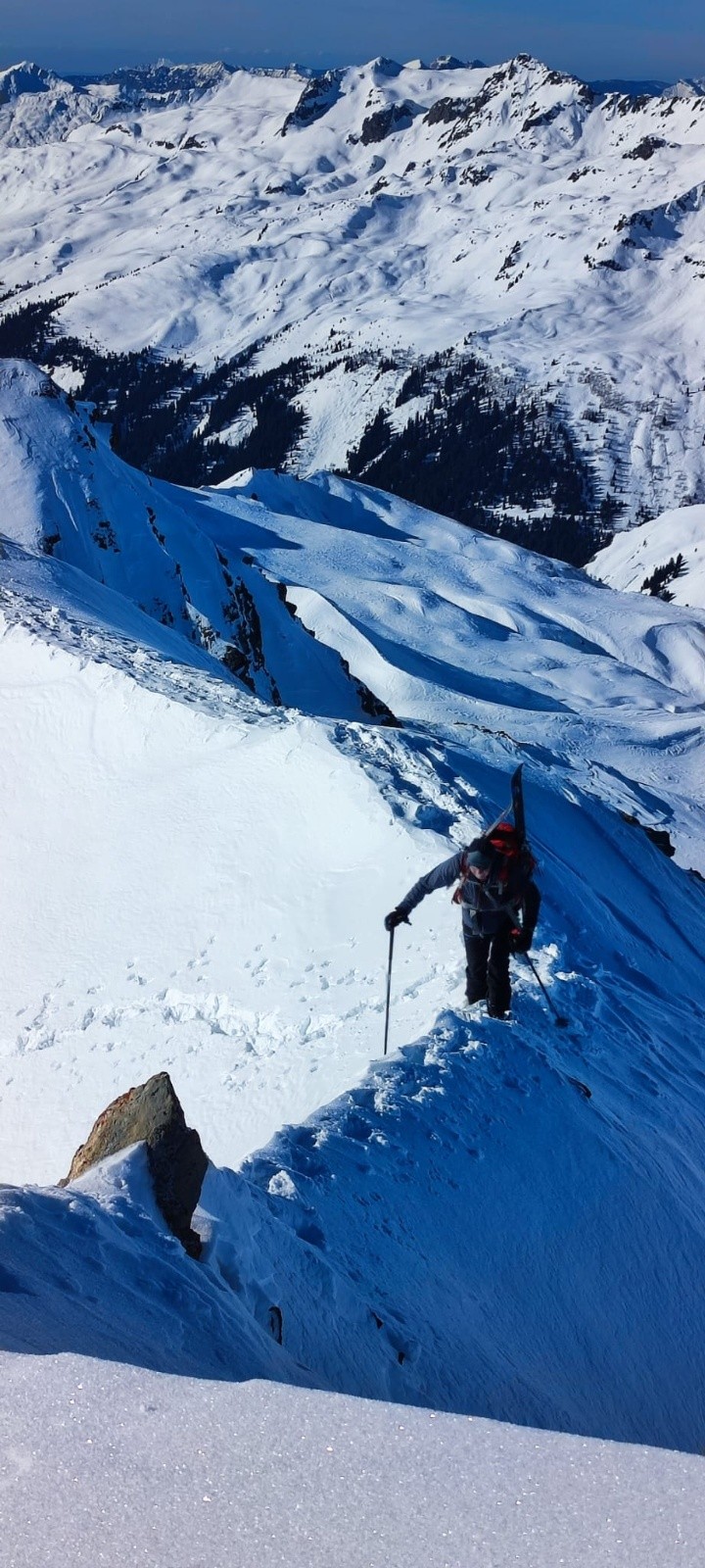 l'arête du Crêt du Rey 