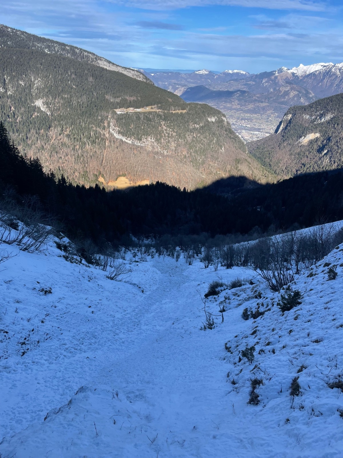 Milieu du couloir de Brion  