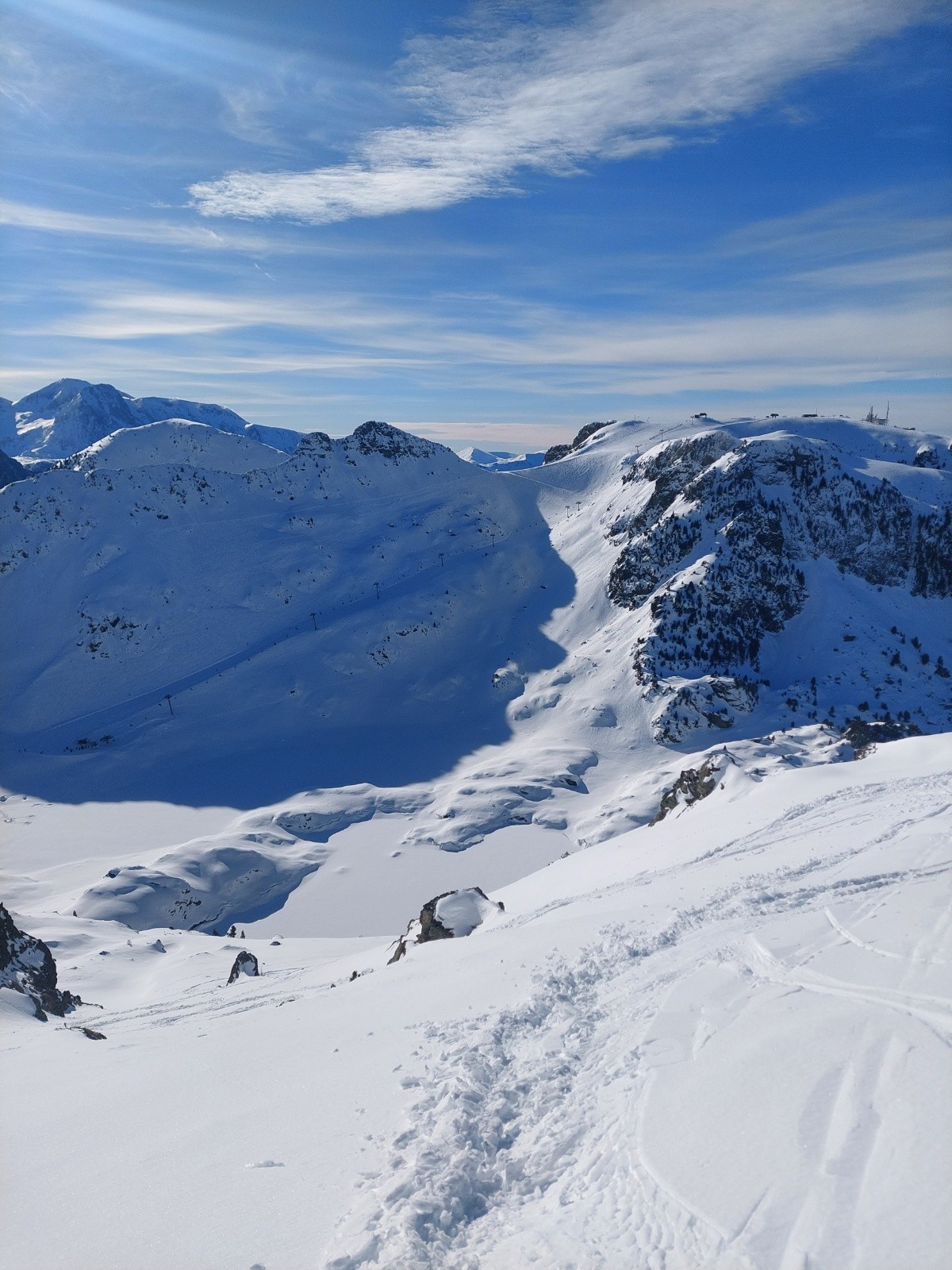 Lacs Roberts depuis la face sud du grand eulier