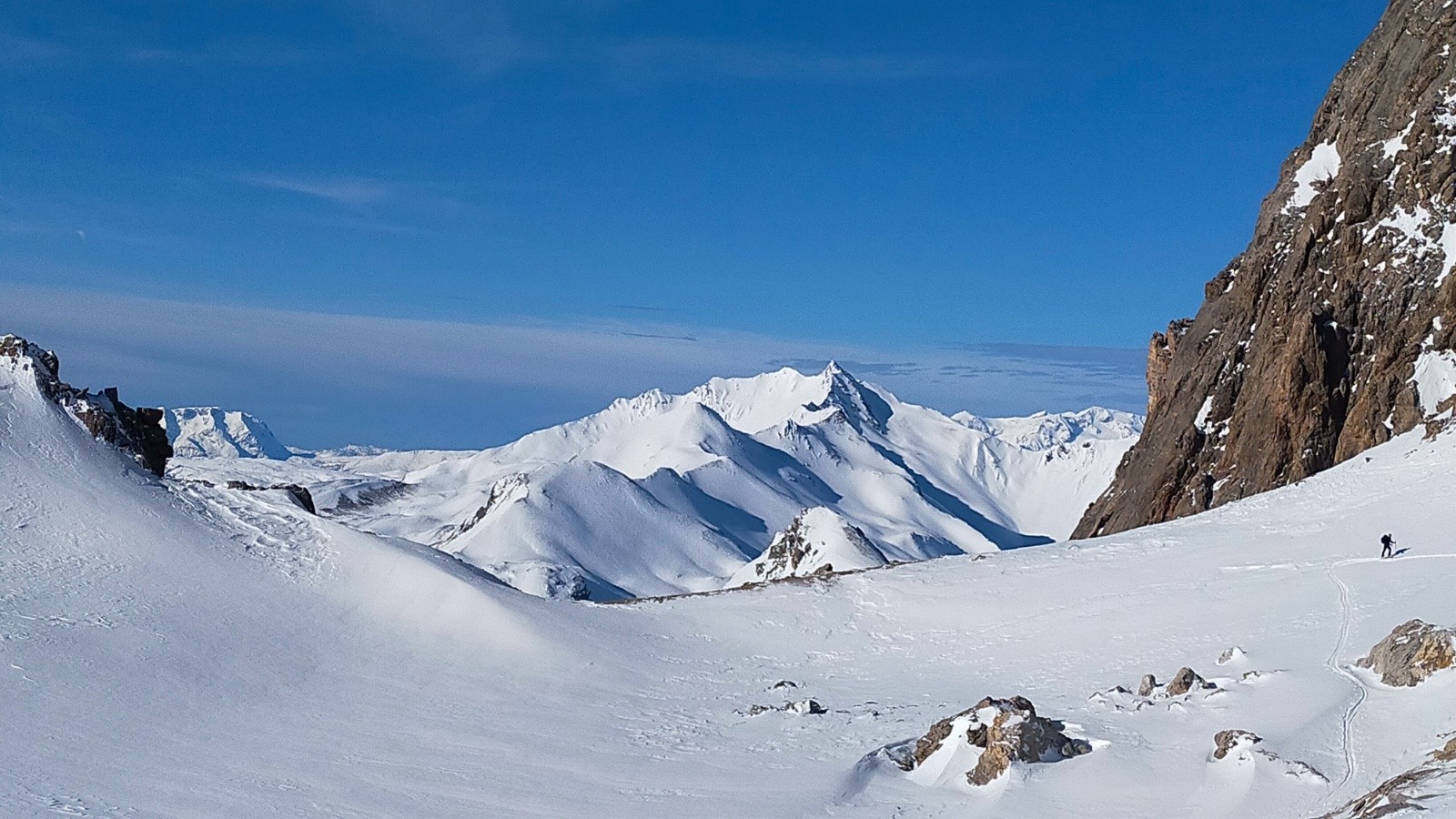 J2 Pics Blanc et des 3 évêchés vus du col Termier 