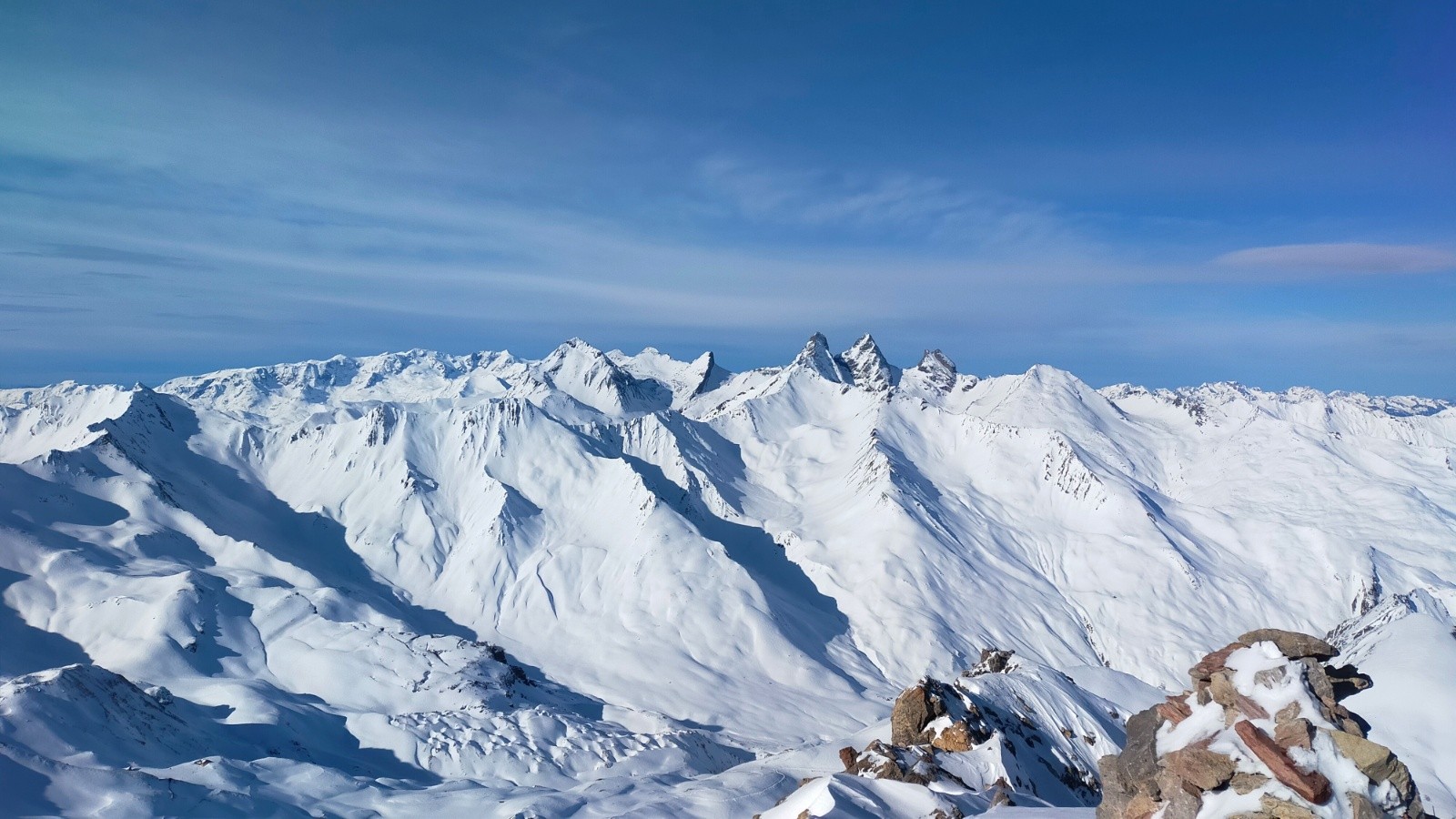 J2 Aiguilles d'Arve du sommet du Gd Galibier 