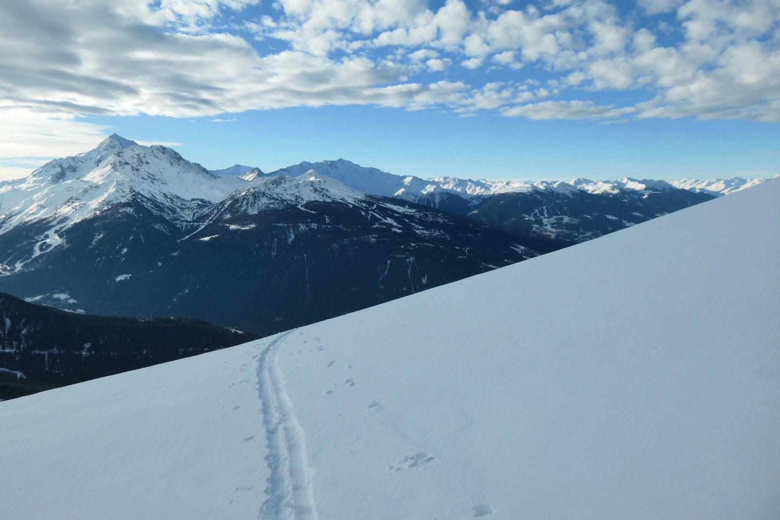 Sur fond de Vanoise et Pourri 