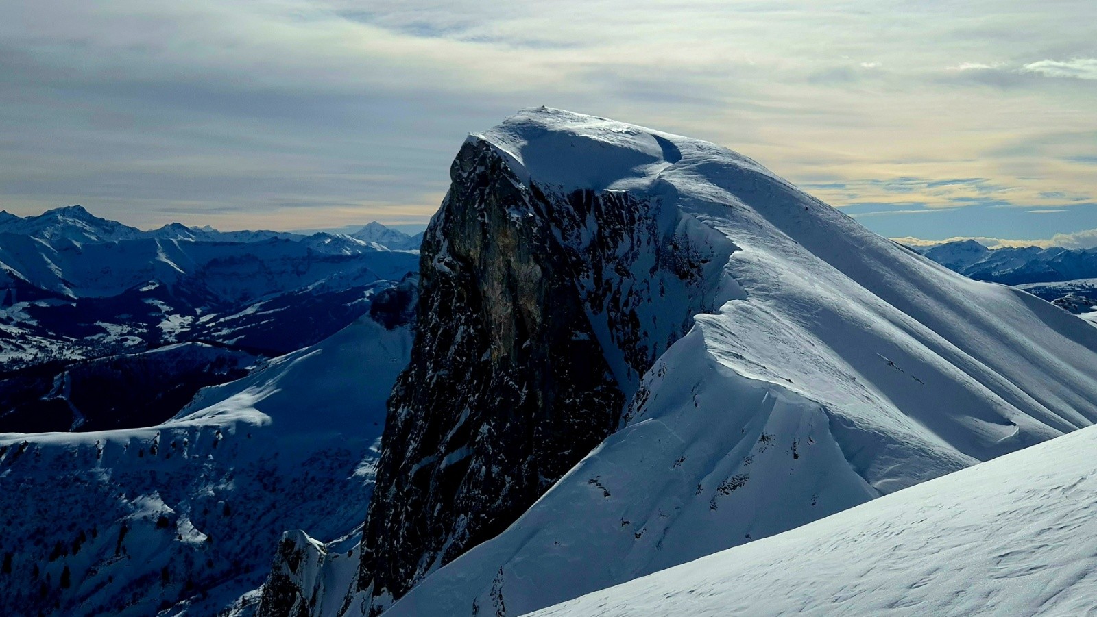 Vue depuis le passage de la Gde Forclaz