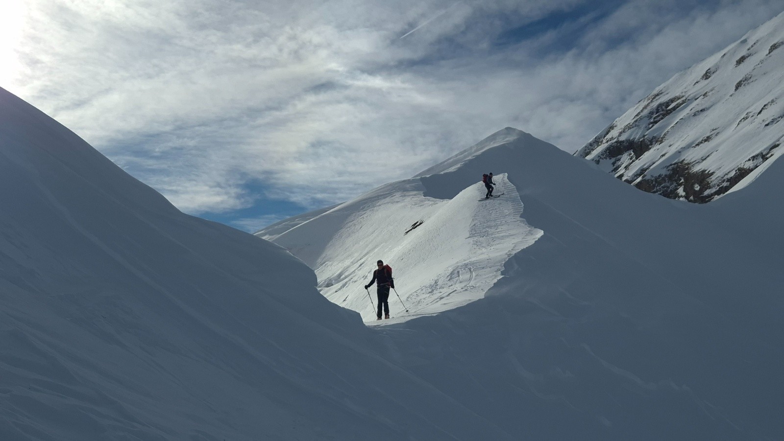 &nbsp;Arrivée au col de Doran