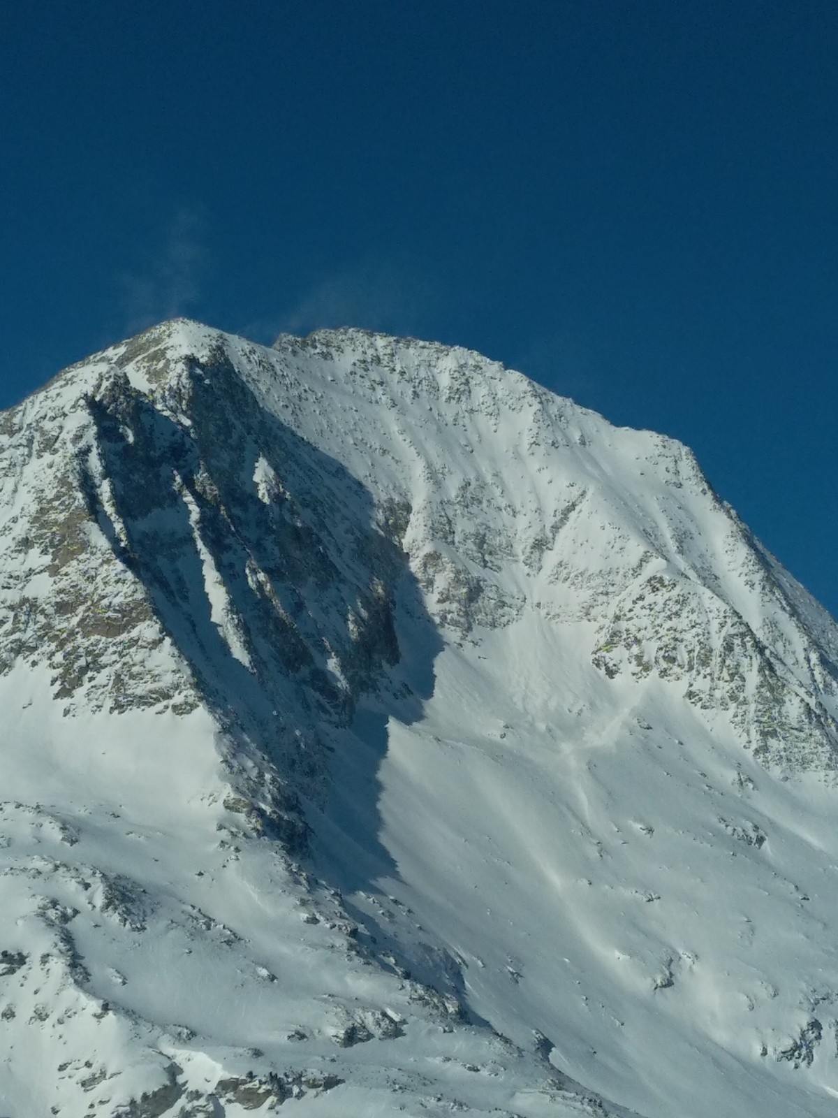 La pointe de l'Echelle qui fume