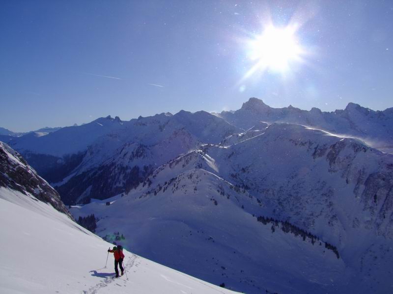 col du rasoir : dur dur la trace, avec cette croute ...