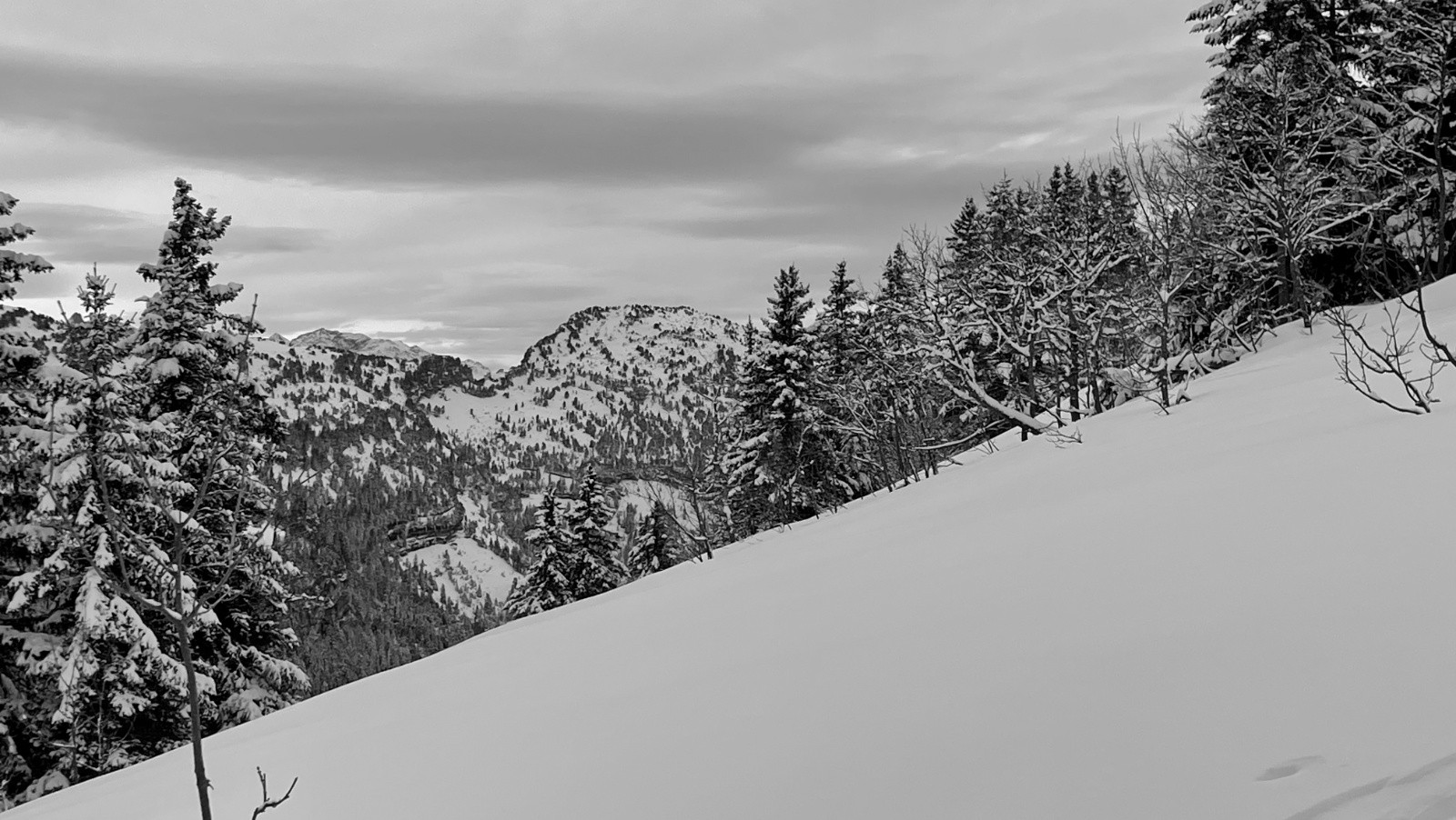 Rocher du Midi en ligne de mire 