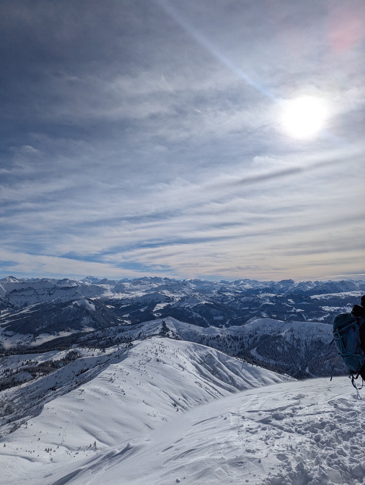 Vue sur toute la Savoie