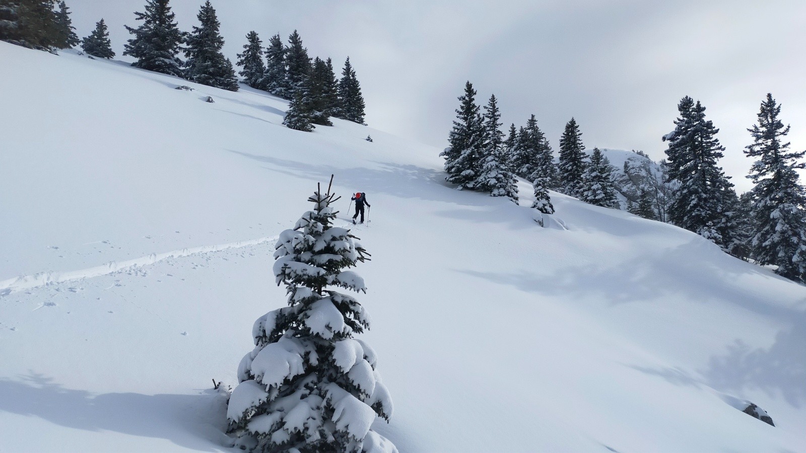 &nbsp;Remontée sur Chamechine&nbsp;