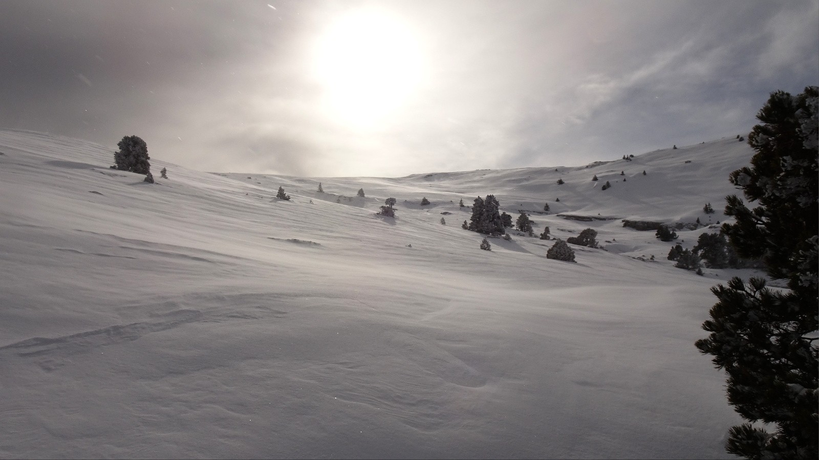 Ambiance apocalyptique sur la remontée