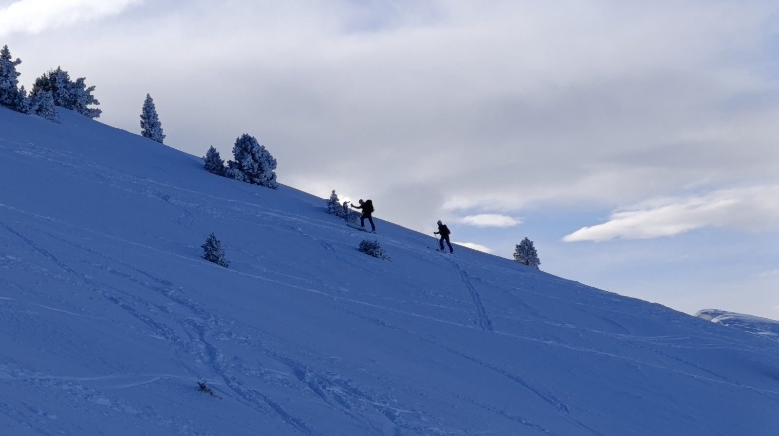 pas loin de la crête