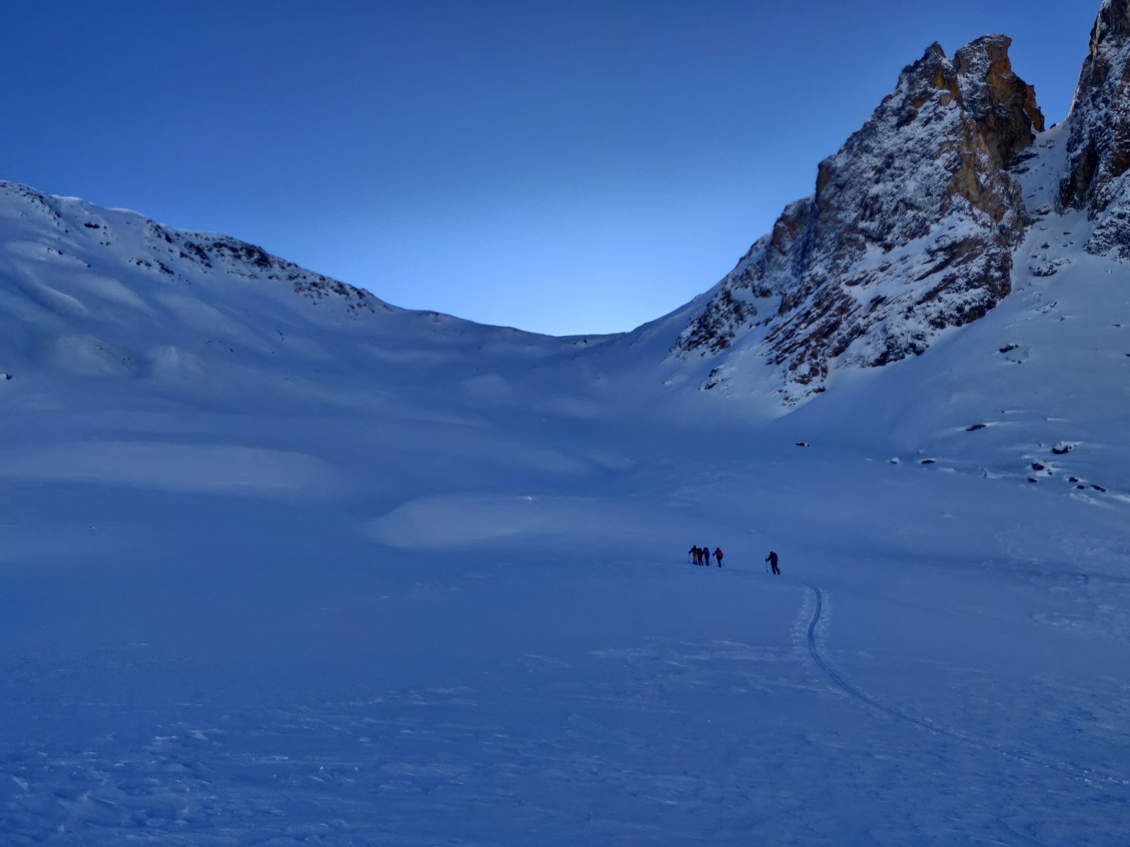 vers le col de l'Aiguillette 