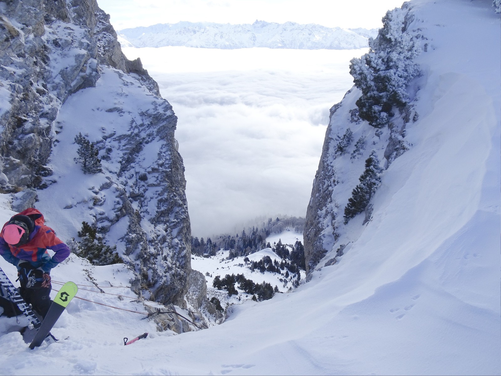 Début de la descente 