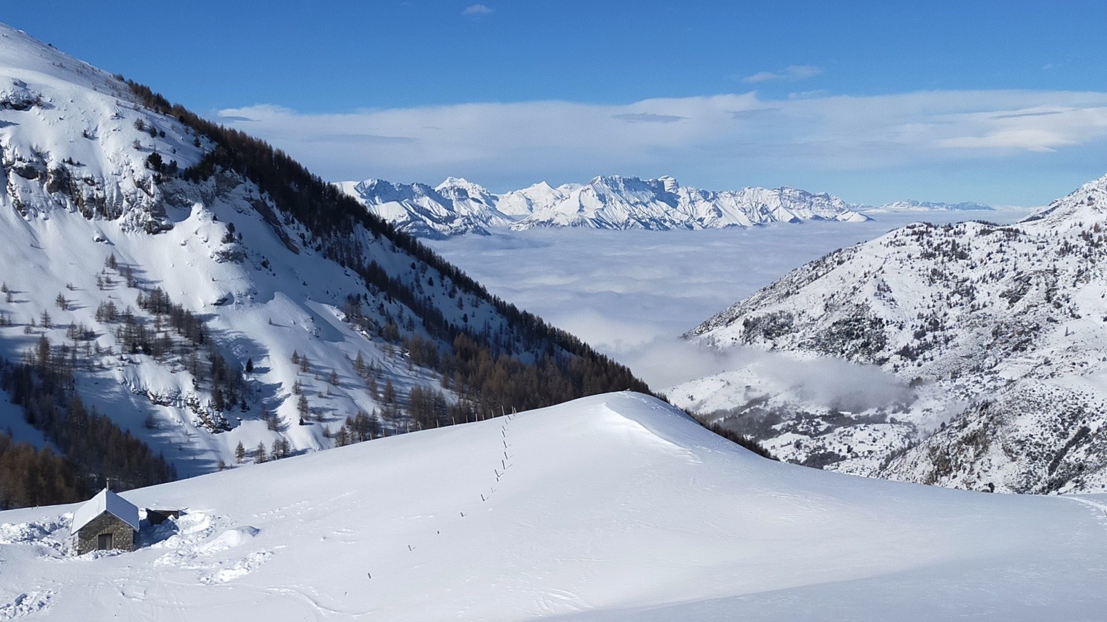  Chalet au milieu de nulle part, Dévoluy au fond