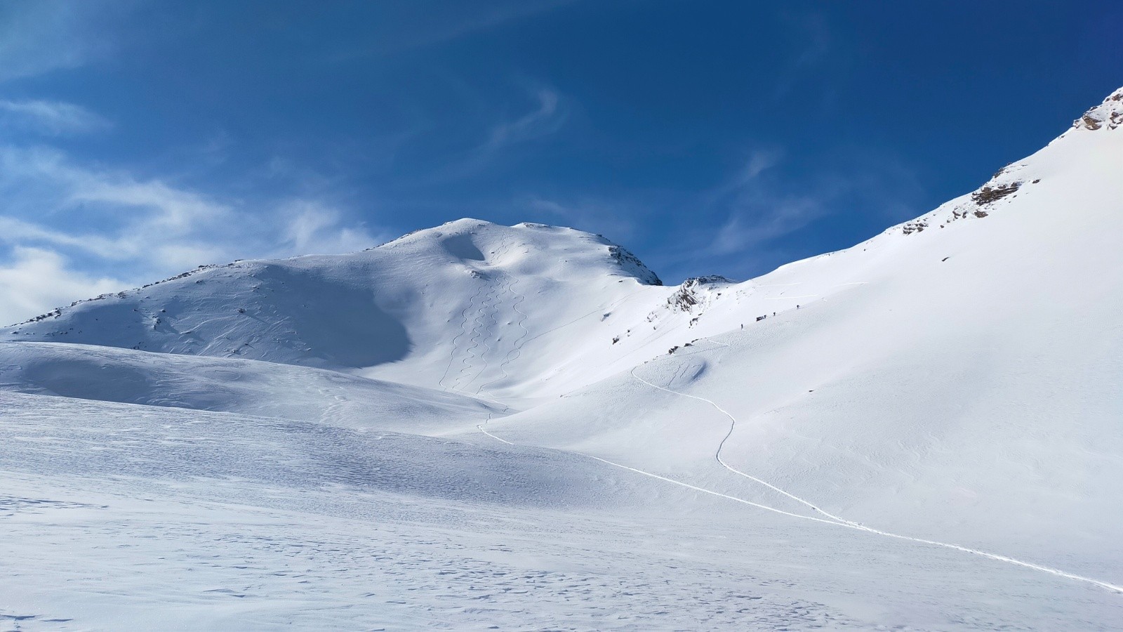 Après notre passage il reste de la place qd même 