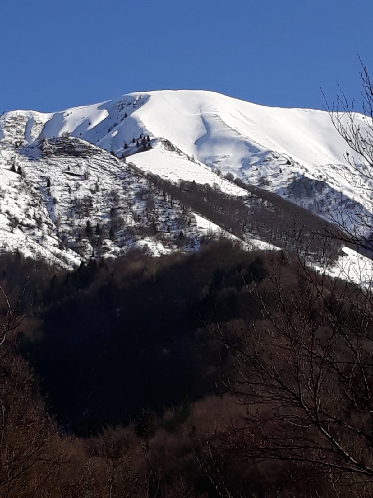 Sommet du Laton et combe skiée