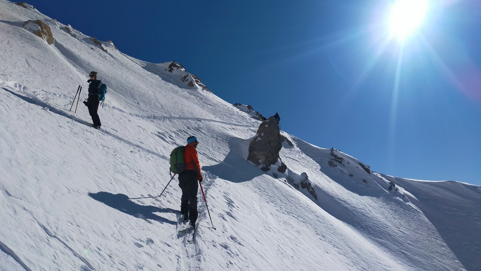 Pentes sous les Rochers Charniers en montant 