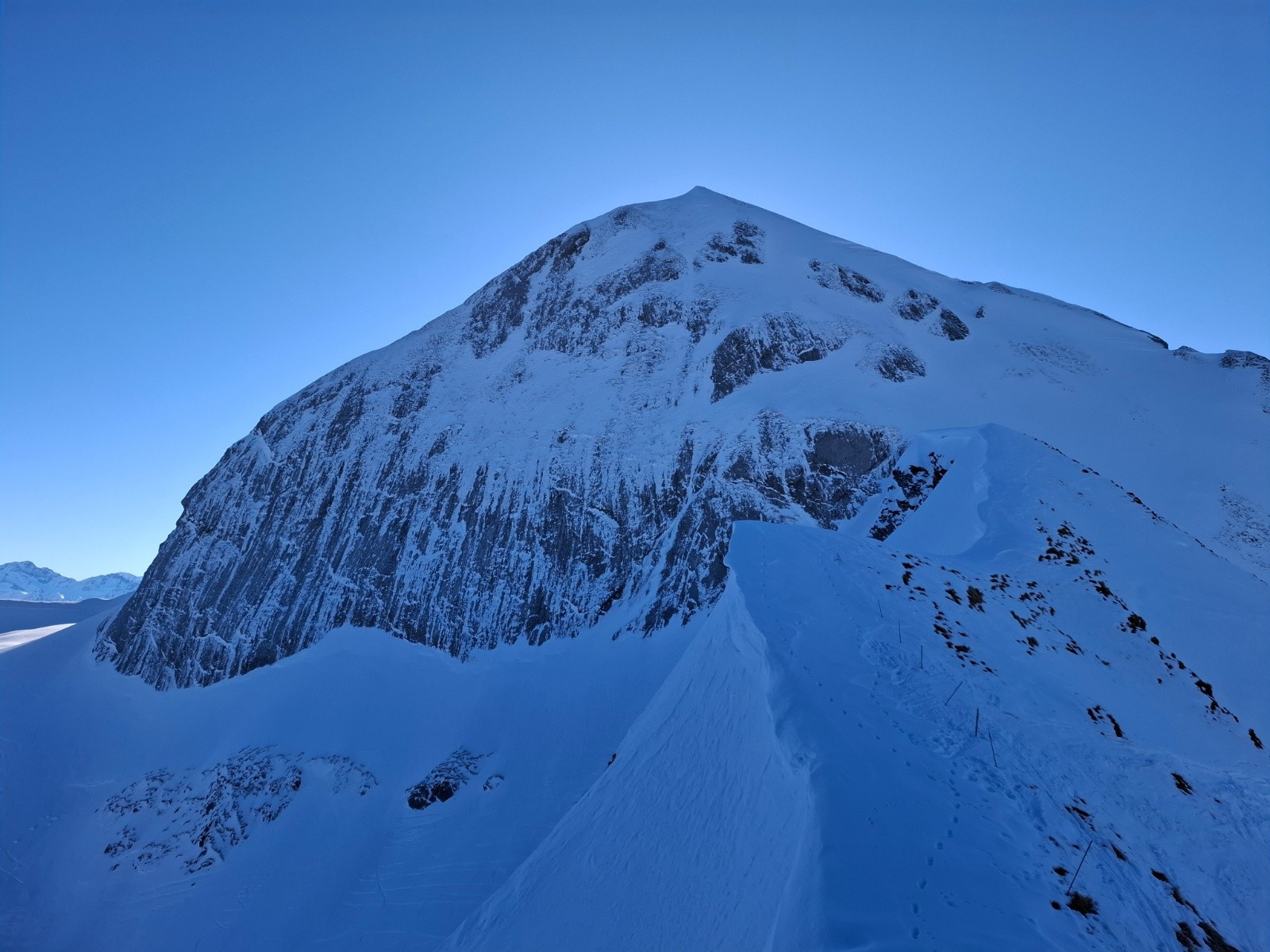 Charvin depuis col des porthets 