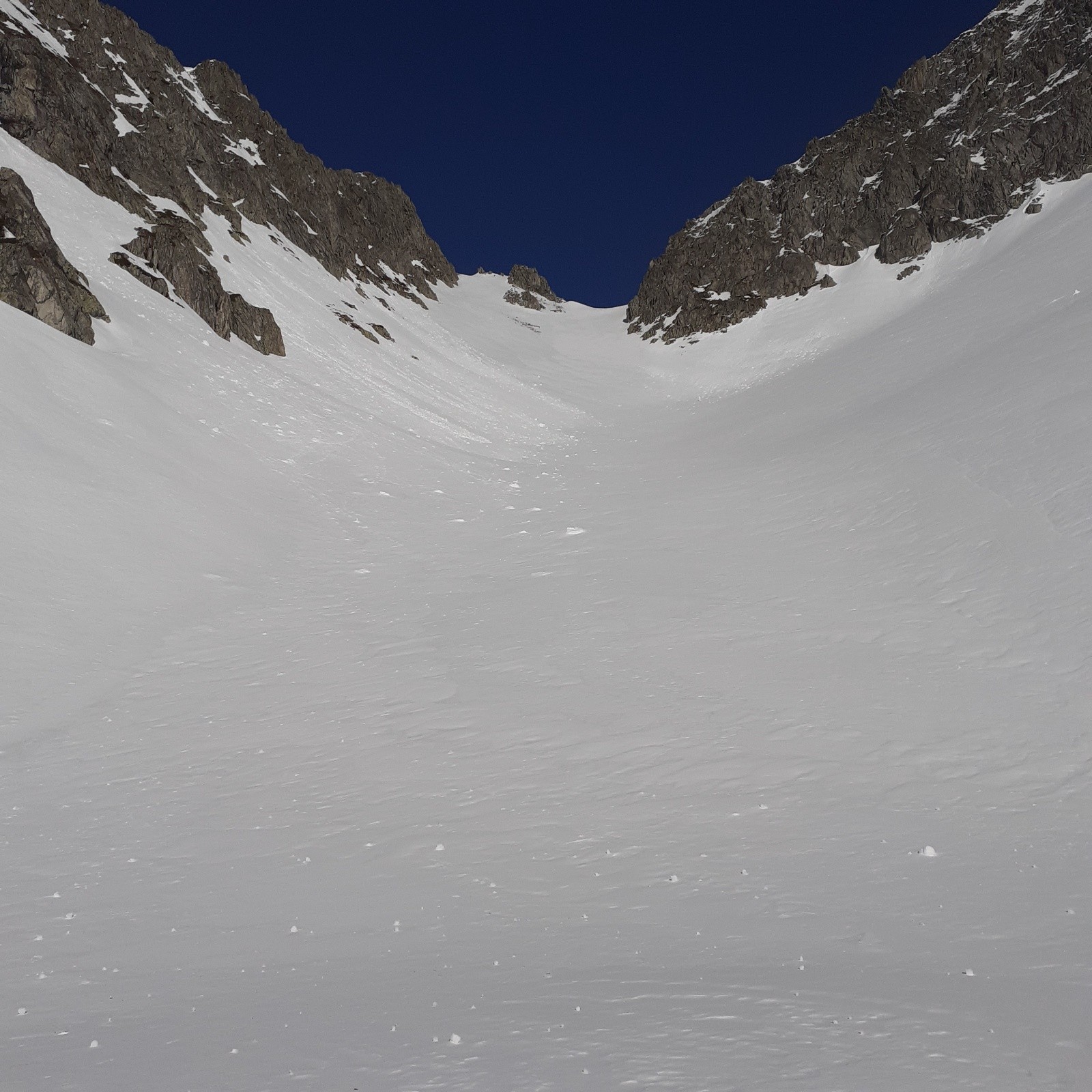 Dernière pente pour le col
