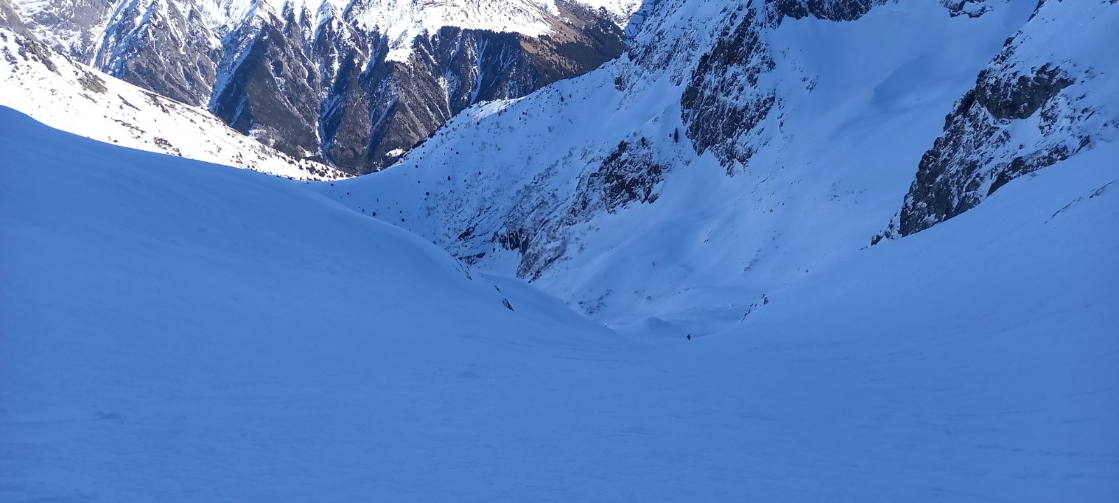 Descente bien à l'ombre...