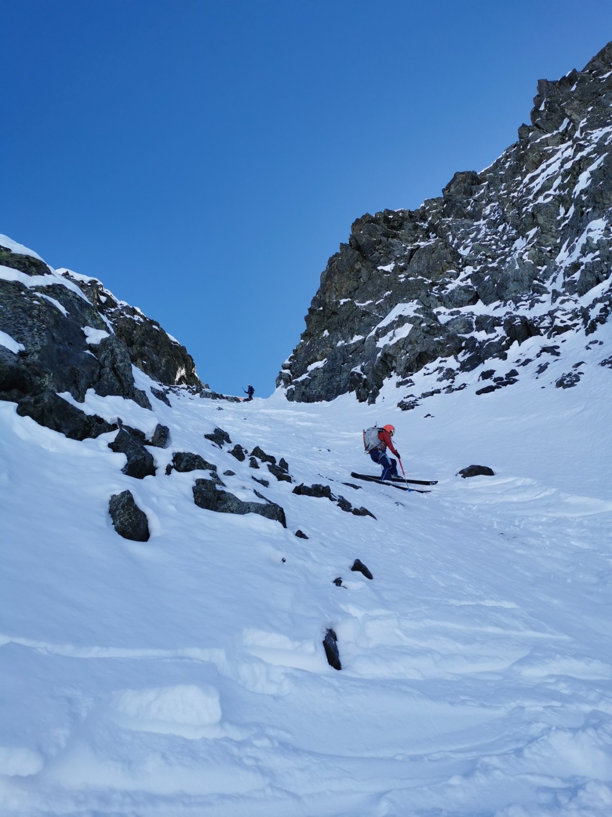 Début de la descente