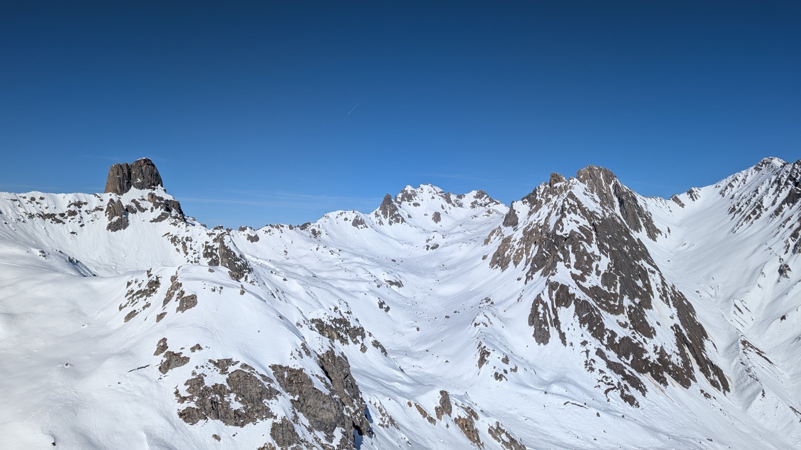 Du sommet côté PIerra Menta