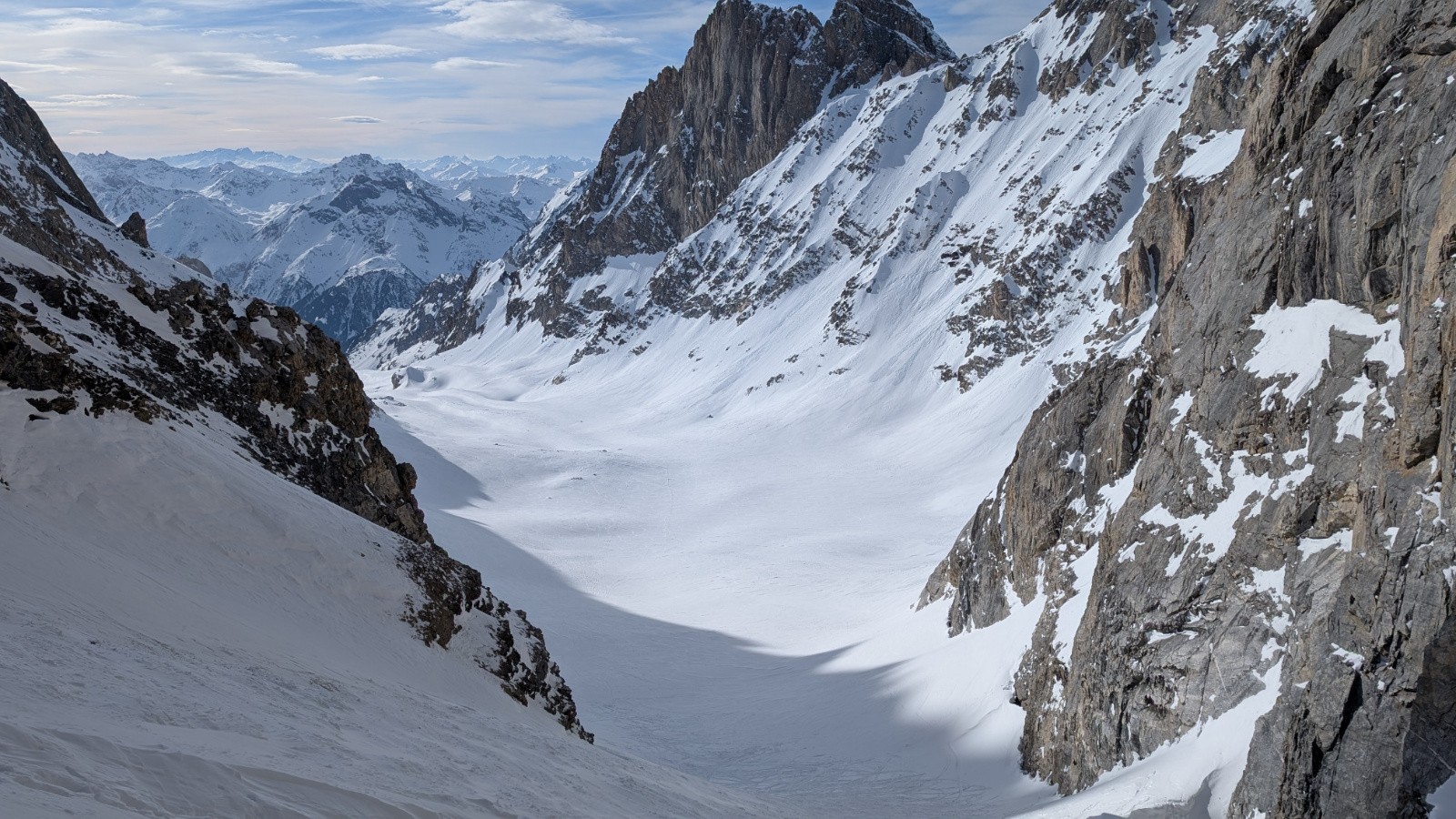 Vue du Glacier depuis le Col