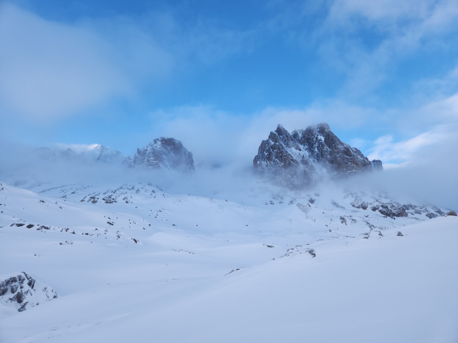 J3 - Passage au niveau du pic de Rif Blanc