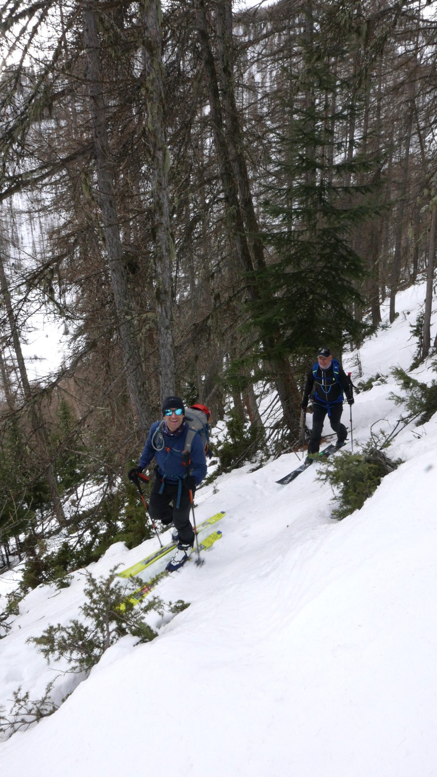 Dans la crête de la Joue