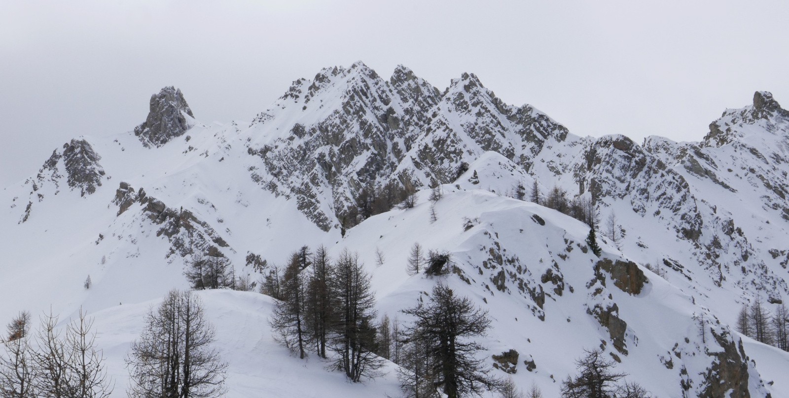 Dent du ratier et arête de Croseras