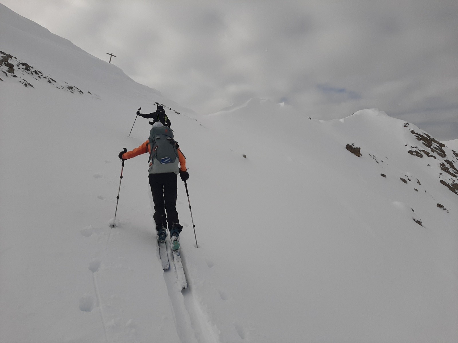 Arrivée au col de Chaude Maison