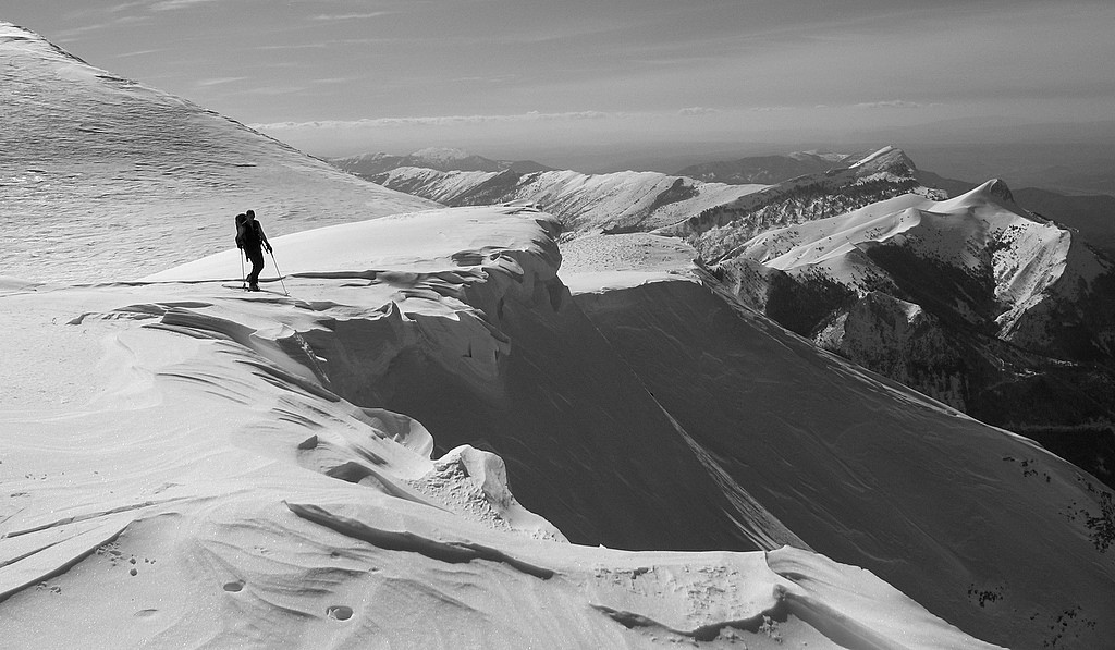 Crête Nord : A la recherche d'un possible départ dans la face