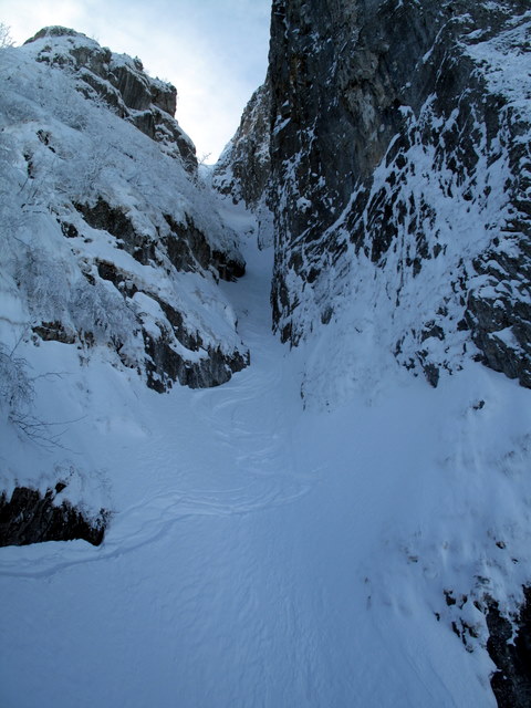 Partie haute depuis le col : On remonte