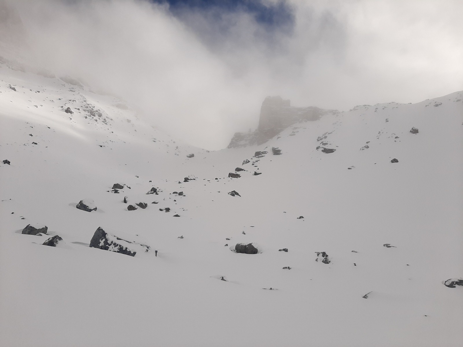 Col des Portes  à la descente 