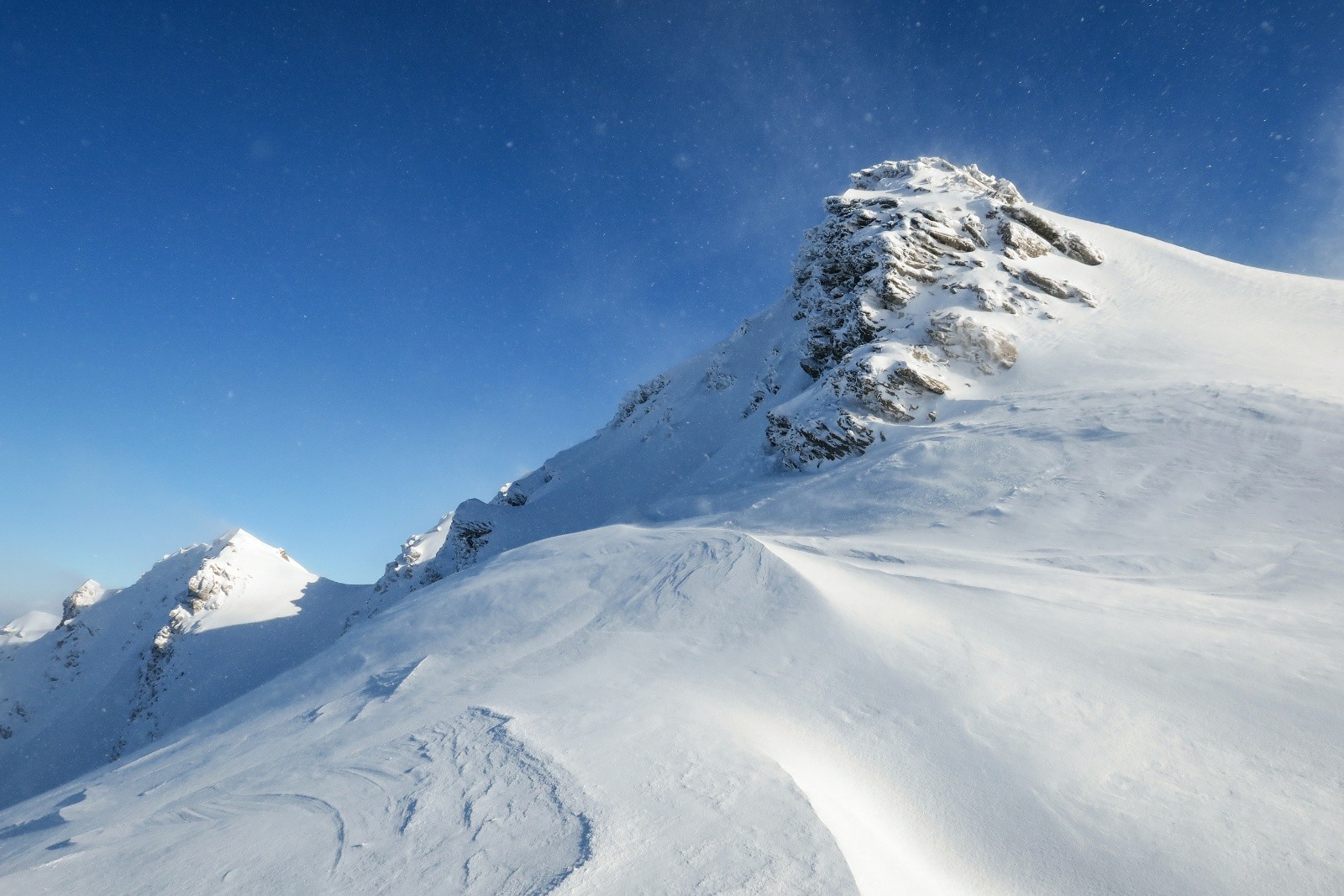 Au sommet de la Cime de la Jasse 