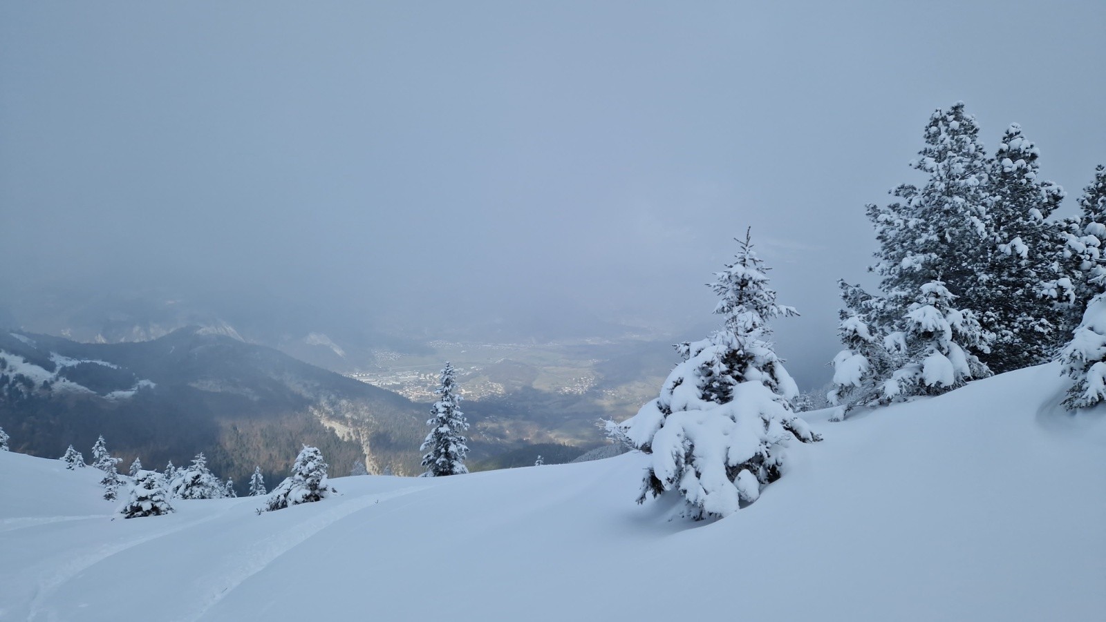 Le haut de la combe Nord 