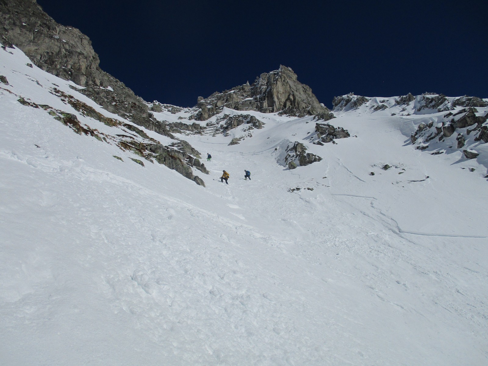 le haut du couloir