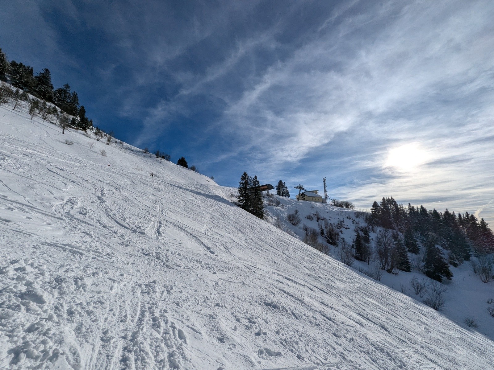  La Scia. Seul des 100 derniers mètres sont en neige correct