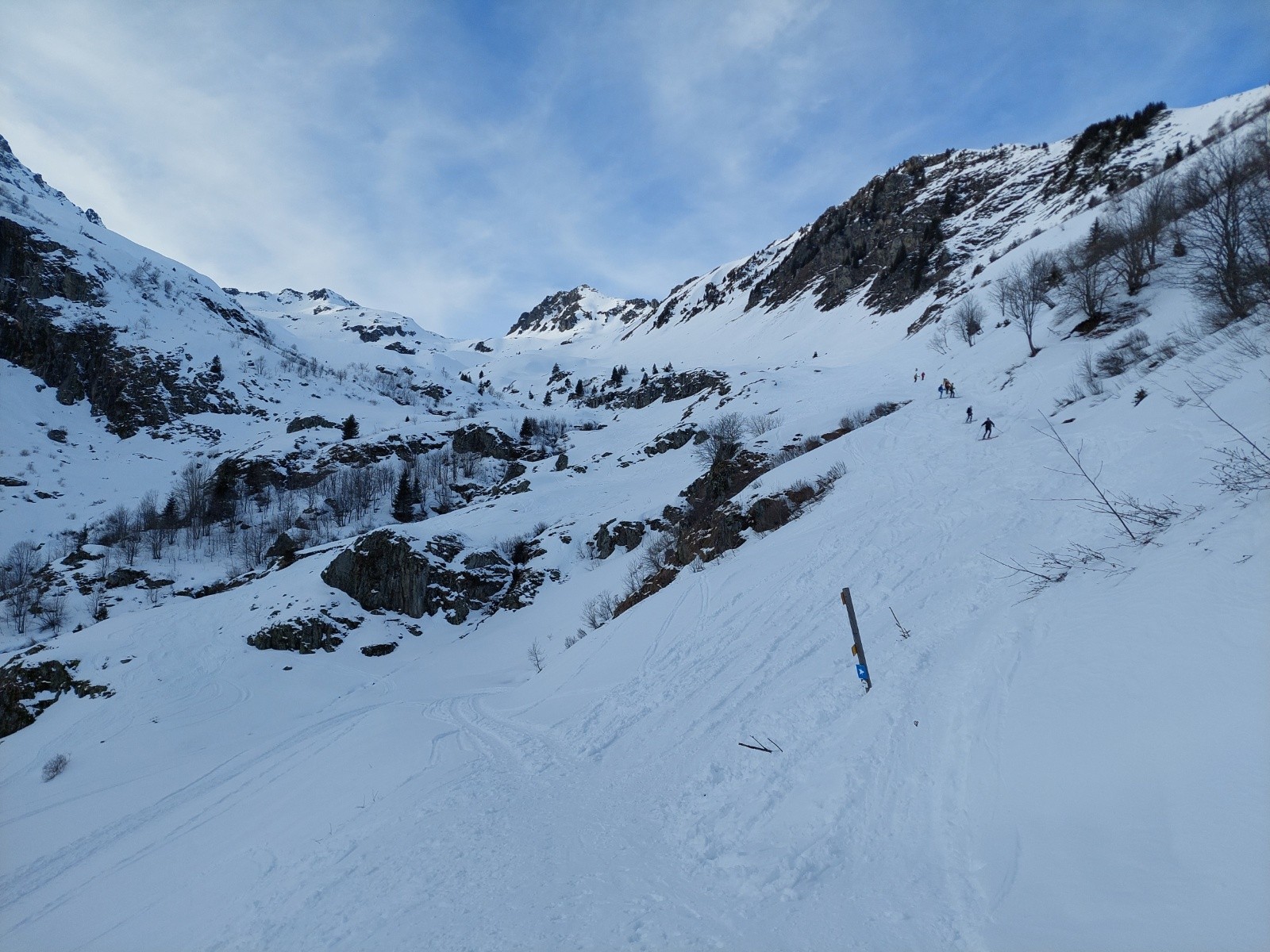 Fin de dzscente, on rattrape la route&nbsp;