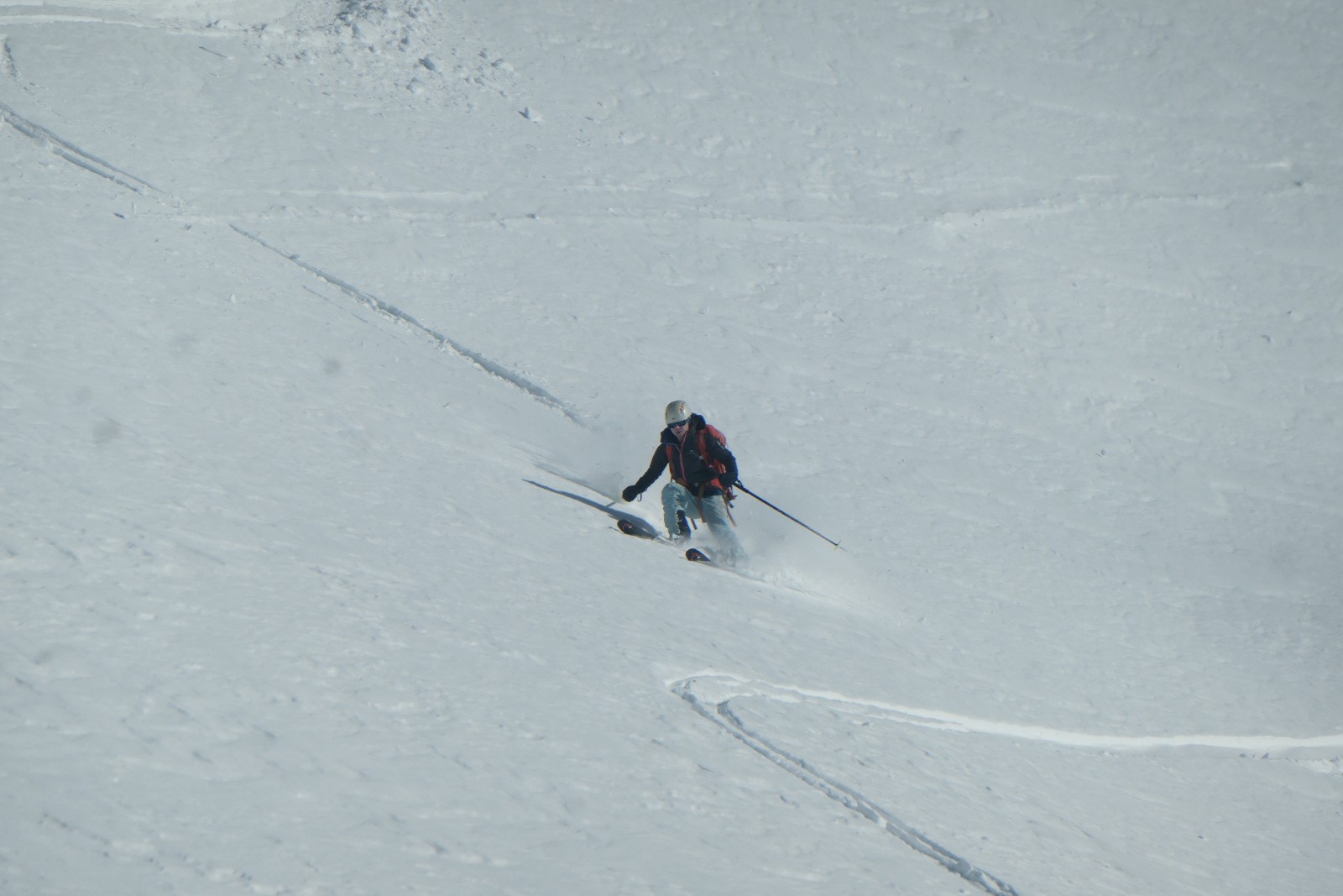 Descente sur le lac Blanc 