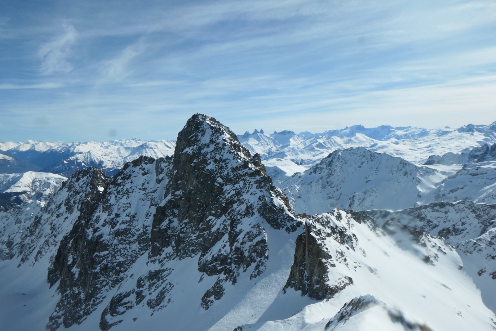 Vue sur Puy Gris et la Maurienne 