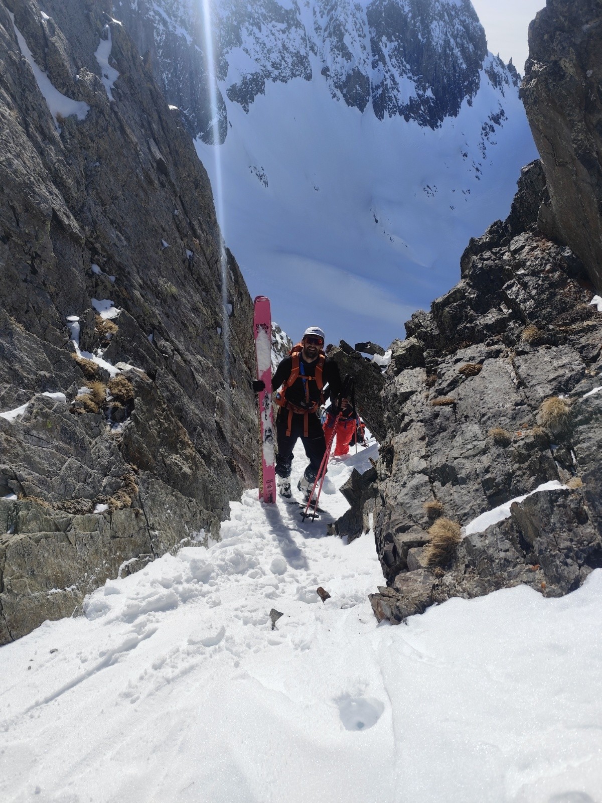 Sortie passage vers la Balme branche de gauche 