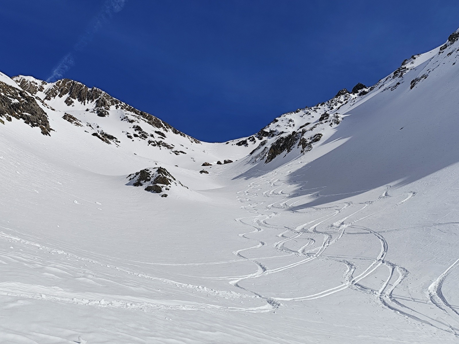 Descente ravin de la Lauzière 