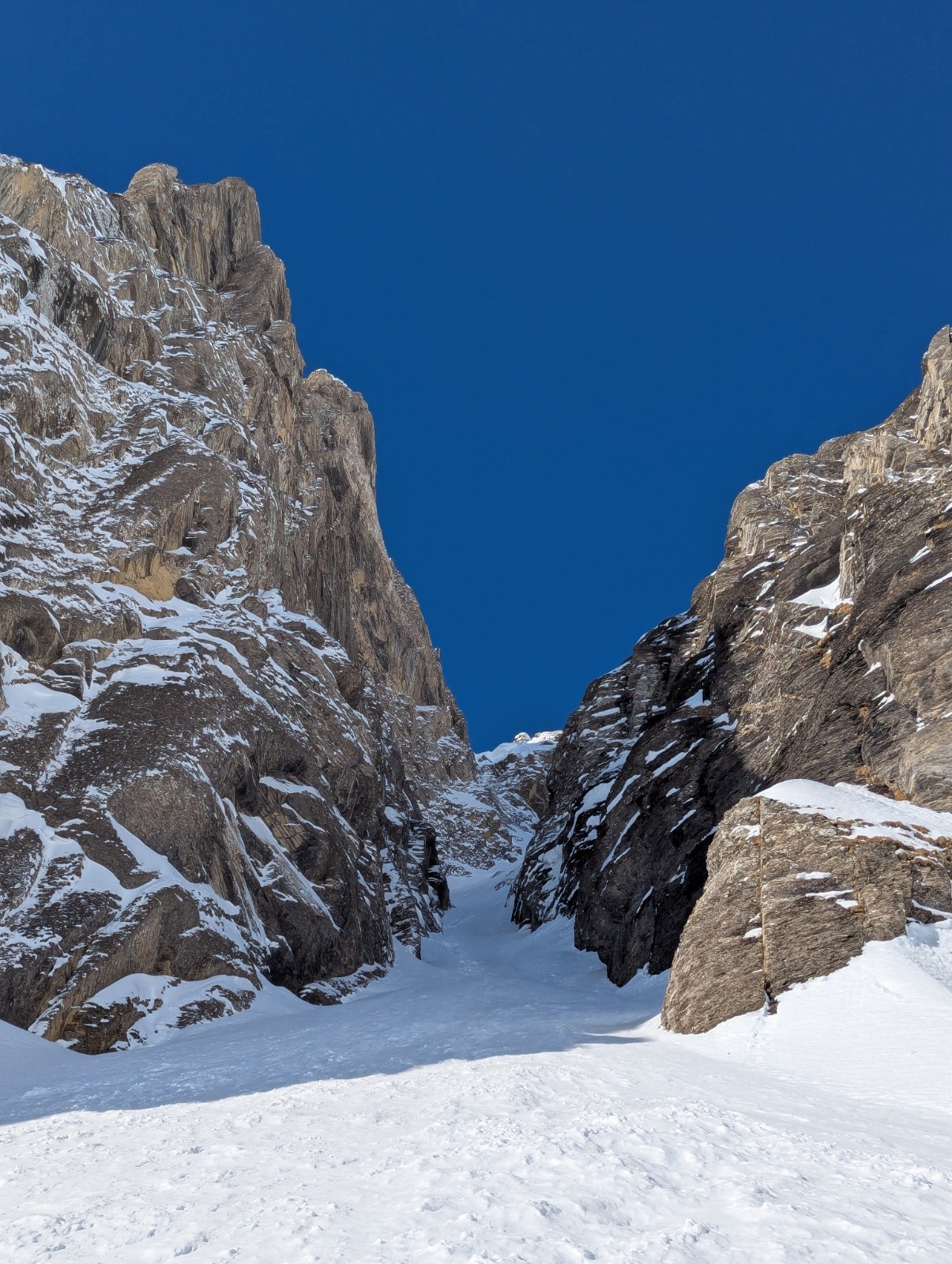 &nbsp;Couloir du Chien, un beau projet pour dans 2/3 ans