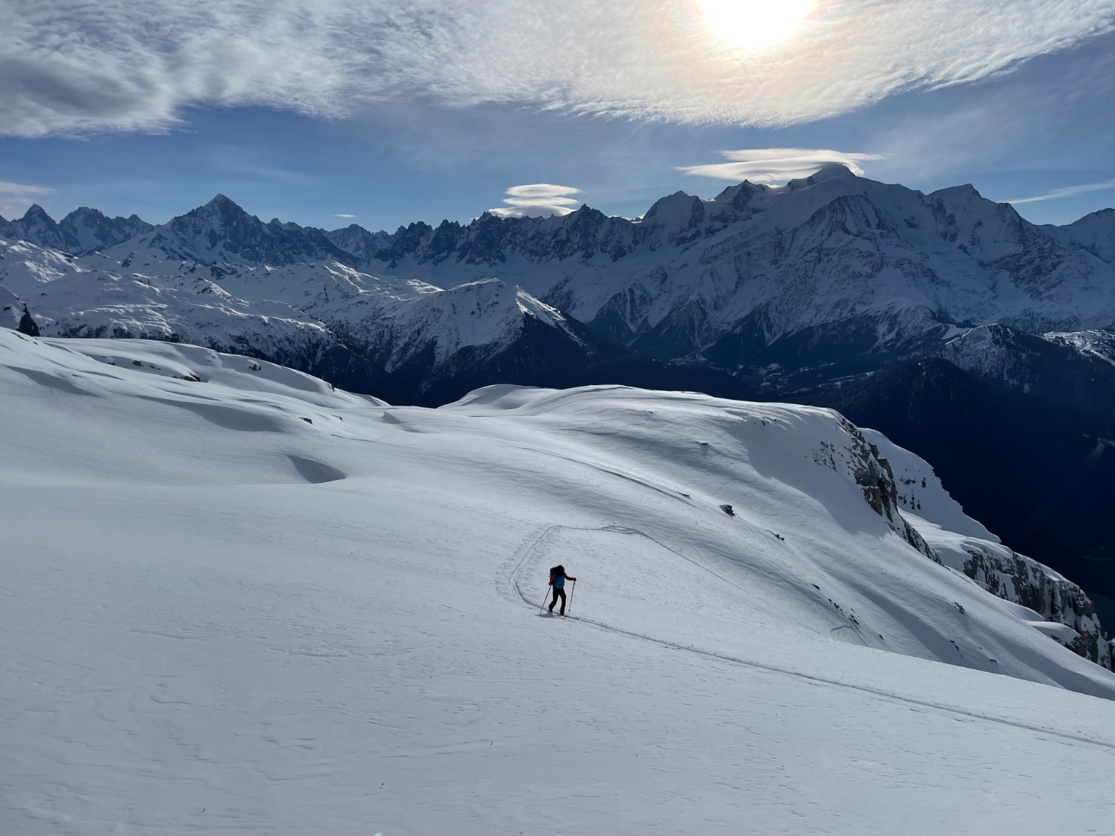 Pas tant pire le panorama. Ded en profite (un peu trop)