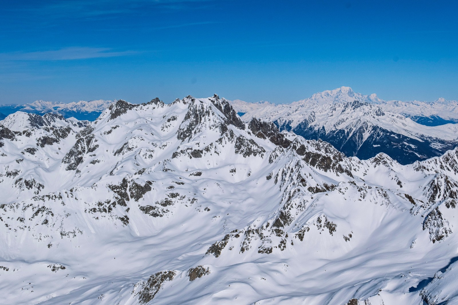 Du Pic du Frêne au Mont Blanc