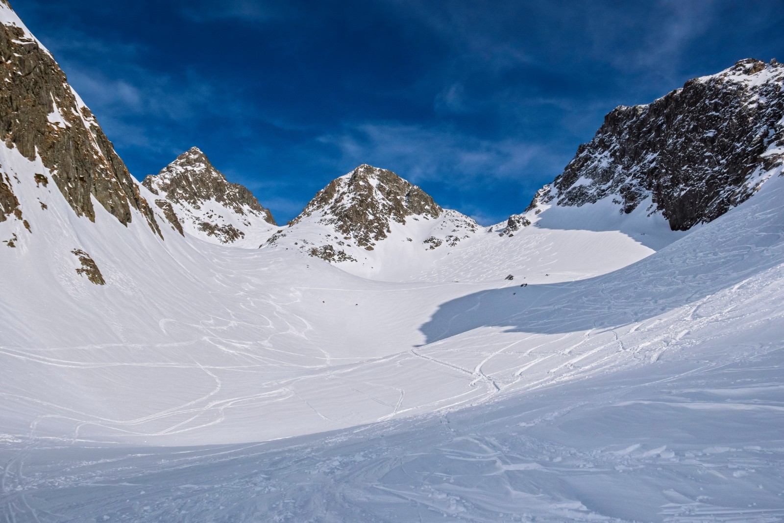 Les deux cols de Gleyzin, l'un emprunté à la montée l'autre à la descente