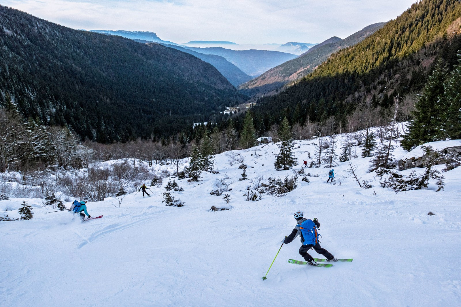 Final, neige dure sous fine poudre